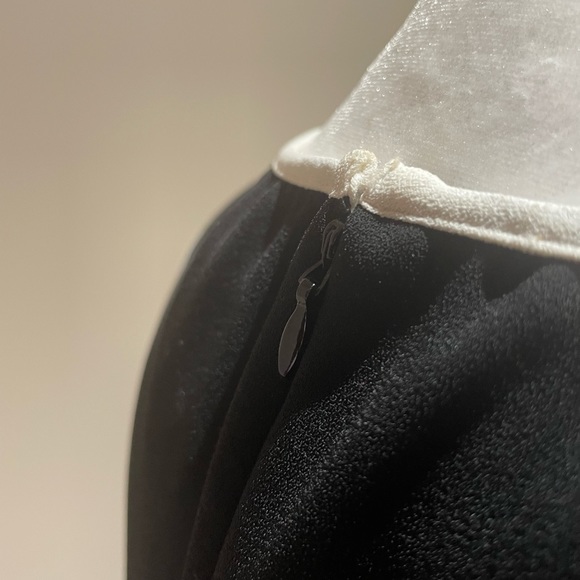 🖤Cece Black A-Line Dress with White Contrast Bow Detail. Size 14. NWT!🖤 - Picture 7 of 12